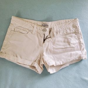 Aeropostale White Denim Shorts